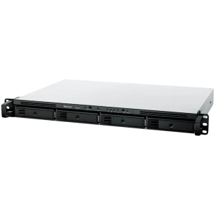 Synology NAS RS422+, rack, AMD Ryzen R1600, 2GB DDR4, 4-bay, USB, LAN 2x1GbE, 1U, 1 x Gen3 x2 network upgrade slot, 3-year hardware warranty.
