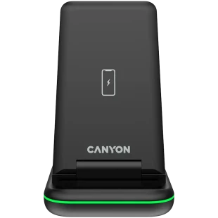 CANYON wireless charger WS-304 15W 3in1 Black