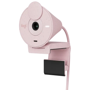 LOGITECH Brio 300 Full HD webcam - ROSE - USB