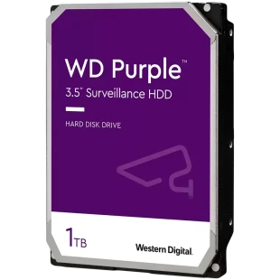 HDD AV WD Purple (3.5'', 1TB, 64MB, 5400 RPM, SATA 6 Gb/s)