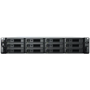 Synology RackStation RS2423+, Rack 2U, 12-bay 3.5''/2.5" SATA HDD/SSD, AMD Ryzen V1780B 4-core 3.35(base)/3.6 (turbo)GHz,8 GB DDR4 ECC UDIMM,2 x RJ-45 1 GbE LAN,1 x RJ-45 10 GbE LAN,2xUSB 3.2, eSATA port,1 x Gen3 x8 slot PCIe, 11.5kg, 3y