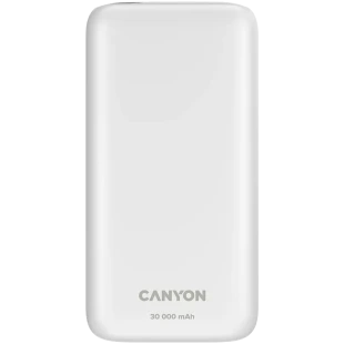 CANYON power bank PB-301 LED 30000 mAh PD 20W QC 3.0 White