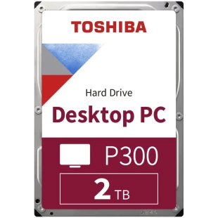 HDD Desktop TOSHIBA 2TB P300 SMR (3.5", 256MB, 7200RPM, NCQ, AF, SATA 6Gbps)