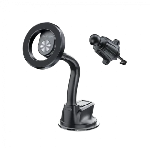 CANYON Magnetic car holder OnGrip 12 suction + air vent Black