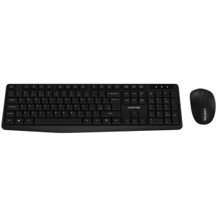 CANYON SET-W01 EN/AD Keyboard+Mouse Wireless Black