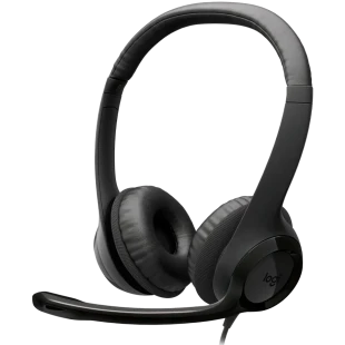 LOGITECH HEADSET-H390 USB-C Computer Headset-MIDNIGHT BLACK-USB-N/A-EMEA28i-935-USB-C