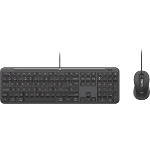 LOGITECH Signature Slim MK620 Wired Combo for Business - GRAPHITE - US INT'L - USB - N/A - INTNL-973 - USB-C