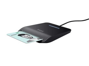 Citac kartica TRUST PRIMO USB-C DNI smart card reader/crna