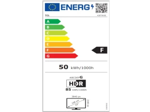 Televizor TCL 43P7K/QLED/43"/4K UHD/60Hz/Google TV/crna