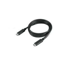 Lenovo USB-C Cable 1m/Date rate 10Gbps/Support max 100W @20V/5A