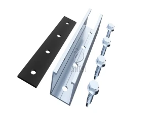 Antai Konstrukcije za SE ANTAI za trapezni lim, mini rail, 150mm, set za 6 panela, univerzalne klampe