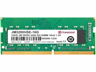 Transcend Memorija TRANSCEND 16GB/SODIMM/DDR4/3200MHz/CL22/crna