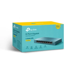 Switch TP-LINK LS108G LiteWave Gigabit 8xRJ-45/10/100/1000Mbps/metalno kucište