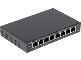 TP-Link Switch TP-LINK TL-SG108PE Gigabit/8xRJ45/10/100/1000Mbps/eSmart/4xPoE/Desktop metalno  kucište