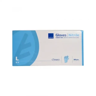 Nitril Rukavice  NITRIL bez pudera Abena L plave 1/100