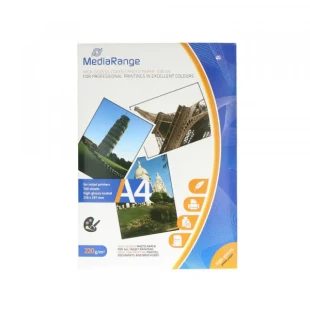 Fotokopir Foto papir A4 220gr/100 Mediarange Glossy