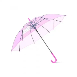 Mark Kišobran PVC providni roze 90cm