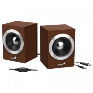 Zvucnici 2.0 Genius SP-HF280 USB Wood