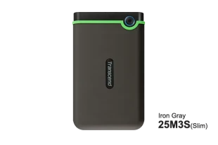 HDD E2.5" Transcend 1TB USB 3.1 TS1TSJ25M3S Anti-shock Iron grey