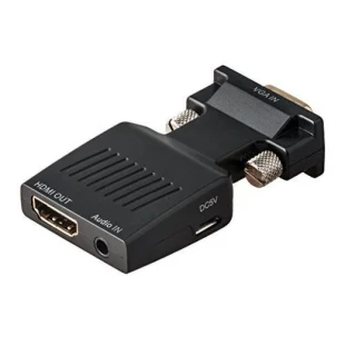 Linkom Adapter-konverter FastAsia VGA/M - HDMI/F PLUG IN