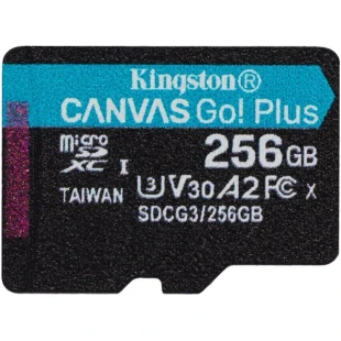 Nedefinisan Micro SD Kingston 256GB Canvas GoPlus Class10 UHS-I U3 V30 A2, SDCG3/256GB
