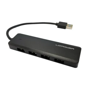 USB HUB LC Power LC-HUB-U3-4-V2 external USB3.2 Gen 1x1 HUB,4xUSB-A, 1xUSB-C,