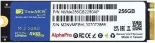 SSD M.2 NVMe 256GB TwinMOS AlphaPro 3600/3250MB/s, NVMe256GB2280AP