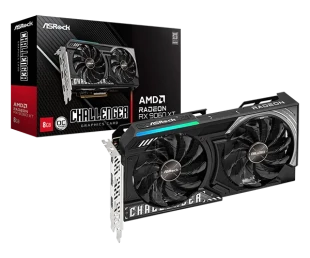 ASRock SVGA ASrock RX 9060 XT Challenger 8GB/GDDR6/128bit/crna, RX9060XT CL 8GO