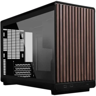 Kućište Lian Li DAN A3 mATX /Crno, A3-mATX Black & WOOD,Tempered Glass