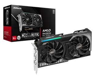 ASRock SVGA ASrock RX 9060 XT Challenger 16GB/GDDR6/128bit/crna, RX9060XT CL 16GO