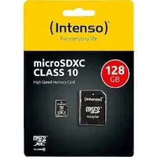 Micro SDXC Intenso 128GB Class10 3413491 + adapter