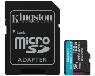 KINGSTON Memorijska kartica U3 V30 microSDXC 128GB Canvas Go Plus 200MB/s A2 + adapter SDCG4/128GB 