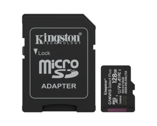 KINGSTON Memorijska kartica U1 V10 SDXC 128GB Canvas Select Plus G3 150R SDCS3/128GB + adapter 