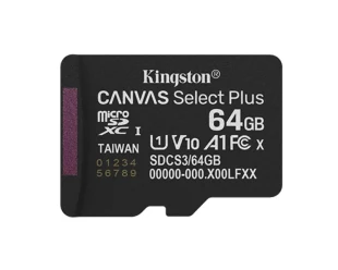 KINGSTON Memorijska kartica U1 V10 SDXC 64GB Canvas Select Plus G3 100R A1 SDCS3/64GBSP 