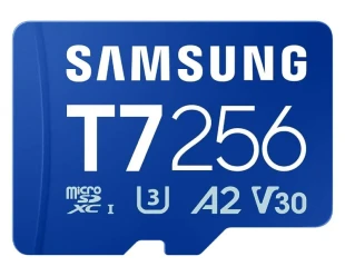 SAMSUNG T7 Memorijska kartica microSDXC UHS-I U3 V30 A2 256GB MB-MB256T