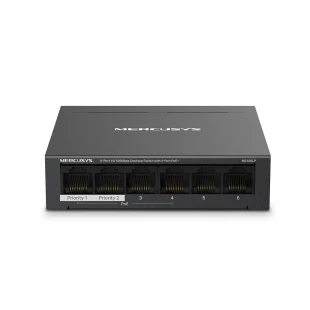 MERCUSYS MS106LP(UN) 6-Port 10/100Mbps Desktop Switch with 4-Port PoE+ 
