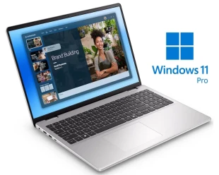 DELL 16 DC16251 16 inch FHD+ 300nits Core 5 120U 16GB 512GB SSD Backlit FP Win11Pro metalni silver laptop 