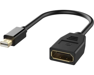 E-GREEN Adapter Mini Display port (M) - HDMI (F) crni 