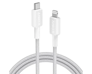 ANKER 322 USB tip-C na Lightning kabl M/M 0.9m, 60W, pleteni, beli 