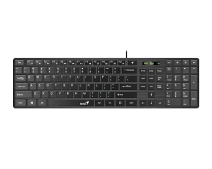GENIUS SlimStar 126 USB US crna tastatura