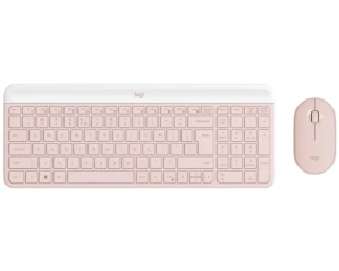 LOGITECH MK470 Wireless Desktop US Roze tastatura + miš 