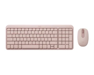 LOGITECH_ MK251 Wireless Bluetooth tastatura + miš roze