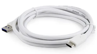 CCP-USB3-AMCM-6-W Gembird 3A/36W USB 3.0 AM to Type-C cable (AM/CM), 1.8 m, white