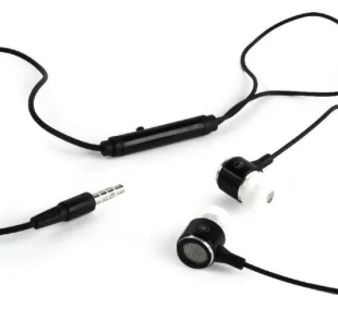 MHS-EP-001 Gembird Metal MP3 slusalice sa mikrofonom black (1x3,5mm) A