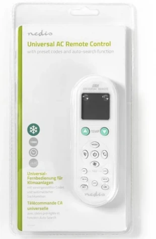 NEDIS ACRC1WT Univerzalni daljinski za klimu, programabilni