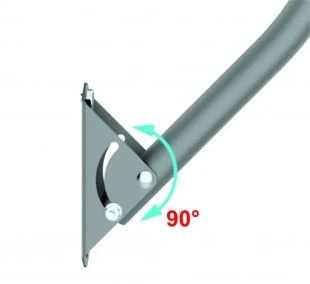GEMBIRD Zidni nosac ** za antenu 28-EK adj steel diam25mm 16x40cm, debljina1.1mm (383)