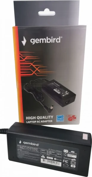 GEMBIRD NPA90-195-4620 (DE10) **Gembird punjac za laptop 90W-19.5V-4.62A, 7.4x5.0mm black PIN (955)