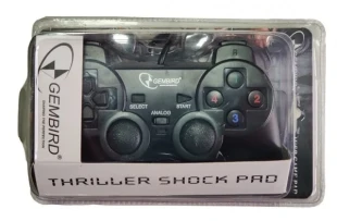 GEMBIRD JPD-THRILLERSHOCK-BOX ** Gembird USB 2.0 analog vibration gamepad black(alt. JPD-UDV-01 (343)