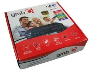 GEMBIRD GMB-MAT-818T **DVB-T2 SET TOP BOX USB/HDMI/Scart/RF-out, PVR,Full HD, H265, hdmi-kabl,(1418)