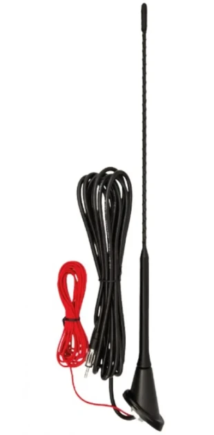 SAL Auto antena na krov pojacalo, sa gumom 400 mm / fiksni 52° S93220
